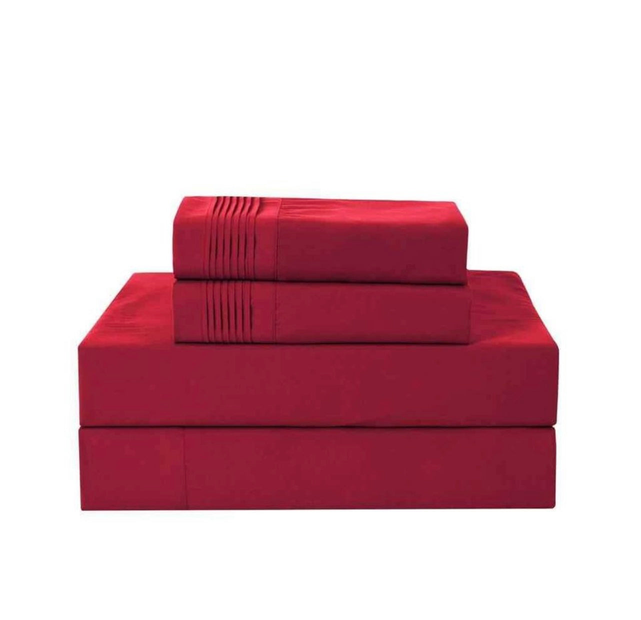 Premium Bamboo Bedsheet Set-Red