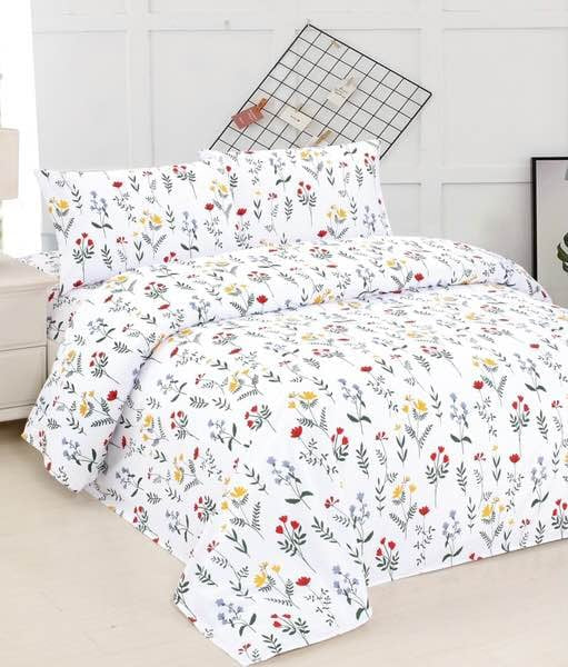Hotel Collection Bedsheet Set Floral Print-Queen