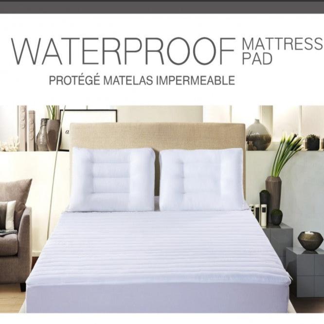 Quilted Waterproof Mattress Pad-Queen